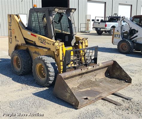 gehl 6635sxt turbo skid steer|used gehl rt105 for sale.